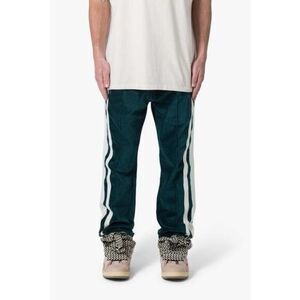 mnml Green Baggy Velour Track Pants Large